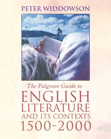 Cover of The Palgrave Guide to English Literature and its Contexts