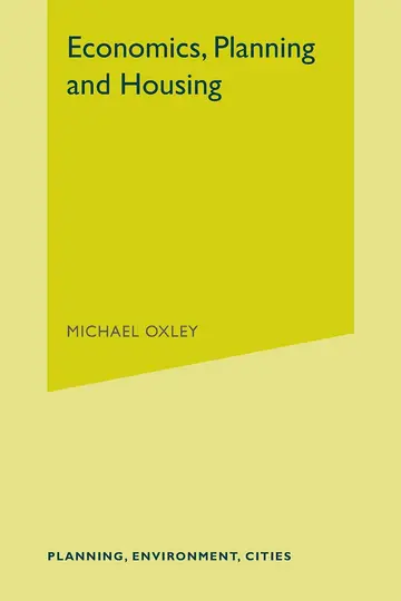 Cover of Economics, Planning and Housing