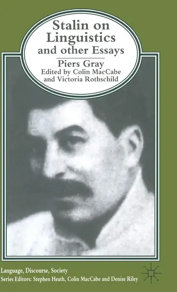 Cover of Stalin on Linguistics and Other Essays