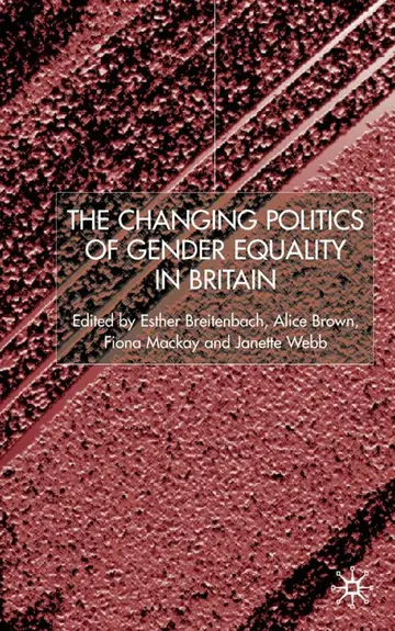 Cover of The Changing Politics of Gender Equality