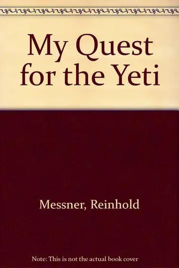Cover of My Quest for the Yeti