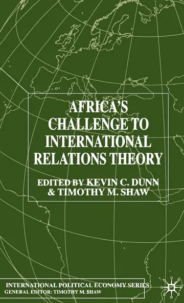 Cover of Africa's Challenge to International Relations Theory