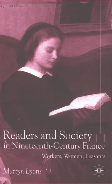 Cover of Readers and Society in Nineteenth-Century France