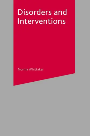 Cover of Disorders and Interventions