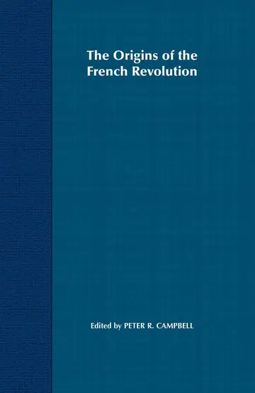 Cover of The Origins of the French Revolution