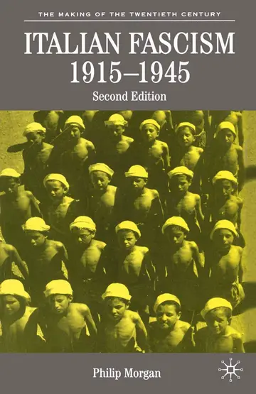 Cover of Italian Fascism, 1915-1945