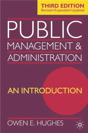 Cover of Public Management and Administration