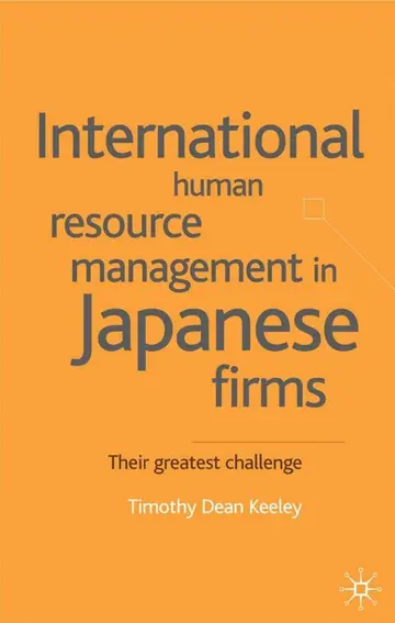 Cover of International Human Resource Management in Japanese Firms