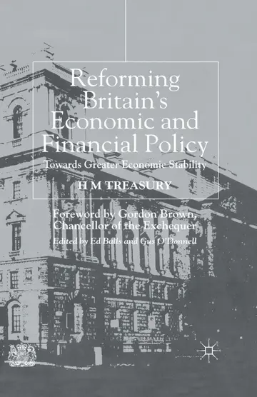 Cover of Reforming Britain's Economic and Financial Policy