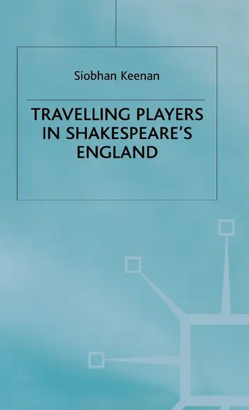 Cover of Travelling Players in Shakespeare's England