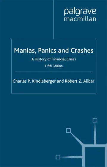 Cover of Manias, Panics and Crashes