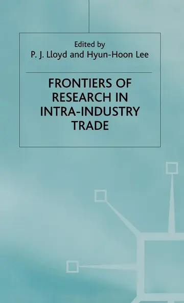 Cover of Frontiers of Research in Intra-Industry Trade