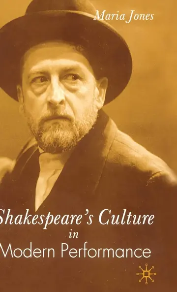 Cover of Shakespeare’s Culture in Modern Performance