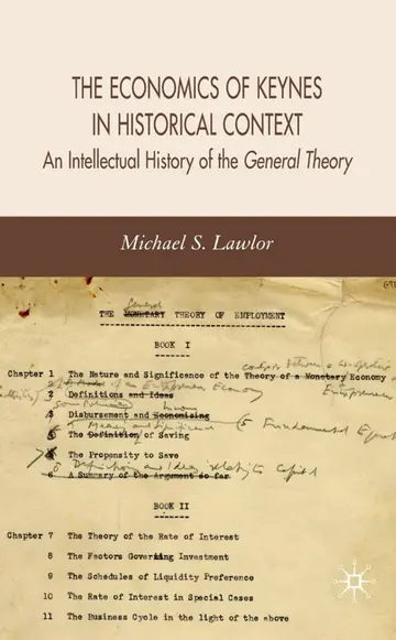 Cover of The Economics of Keynes in Historical Context