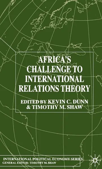 Cover of Africa's Challenge to International Relations Theory