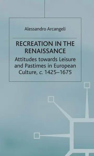 Cover of Recreation in the Renaissance