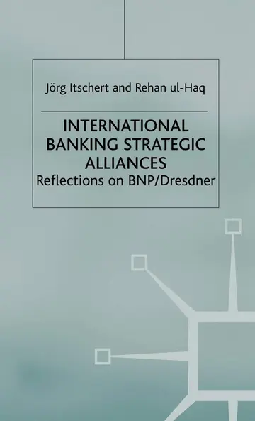 Cover of International Banking Strategic Alliances