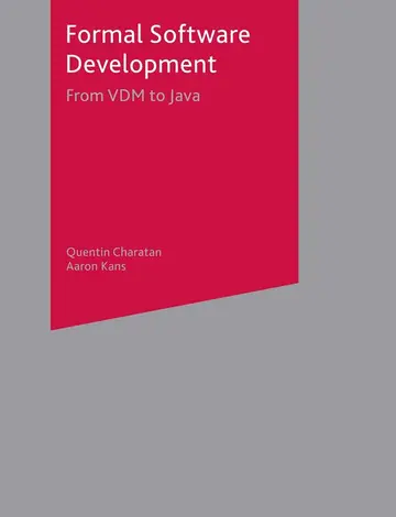 Cover of Formal Software Development