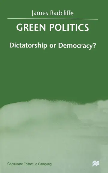Cover of Green Politics