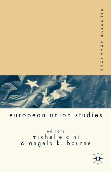 Cover of Palgrave Advances in European Union Studies