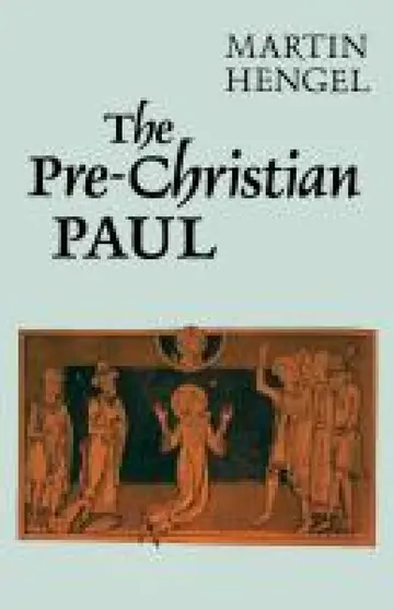 Cover of The Pre-Christian Paul