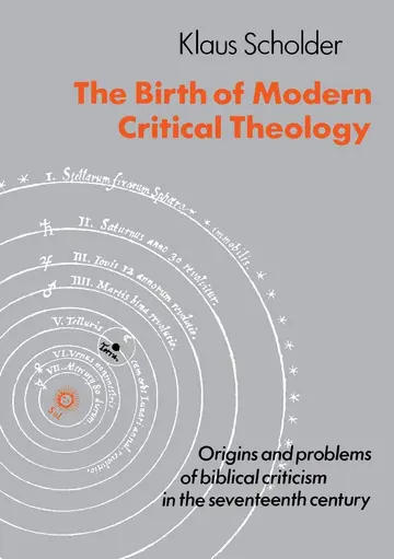 Cover of The Birth of Modern Critical Theology