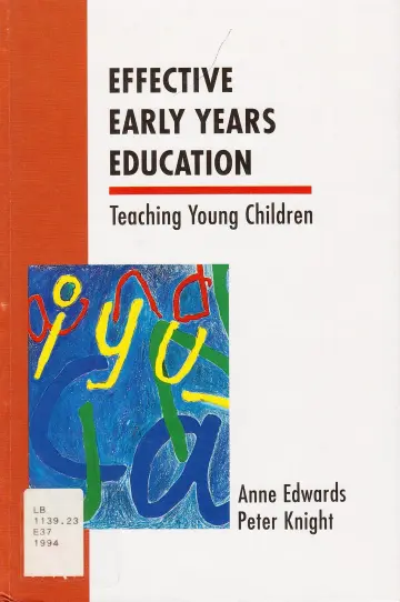 Cover of Effective Early Years Education
