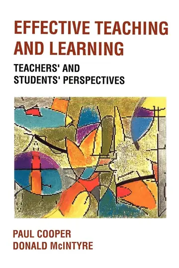 Cover of Effective Teaching and Learning
