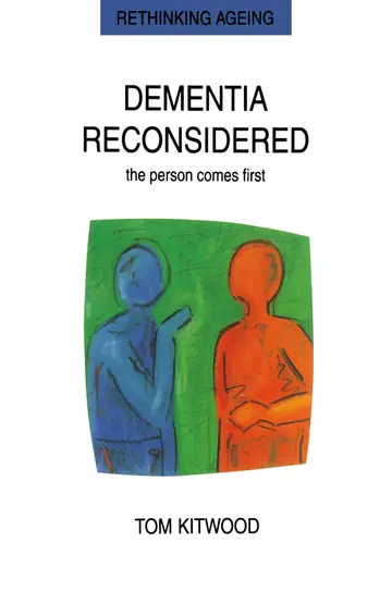 Cover of Dementia Reconsidered