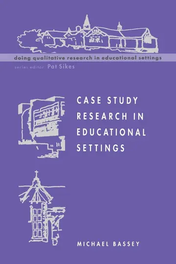 Cover of Case Study Research in Educational Settings