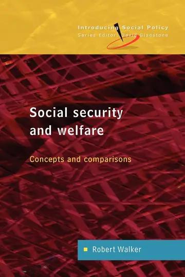 Cover of Social Security and Welfare