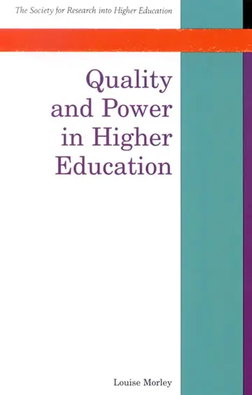 Cover of Quality and Power in Higher Education