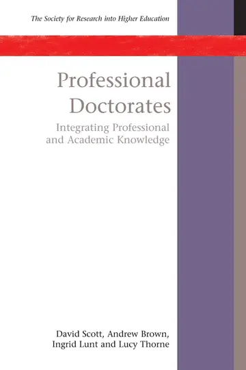 Cover of Professional Doctorates