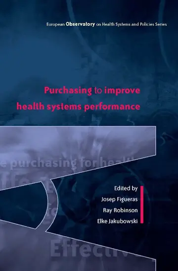 Cover of Purchasing to Improve Health Systems Performance