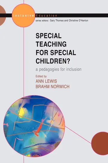 Cover of Special Teaching for Special Children? Pedagogies for Inclusion