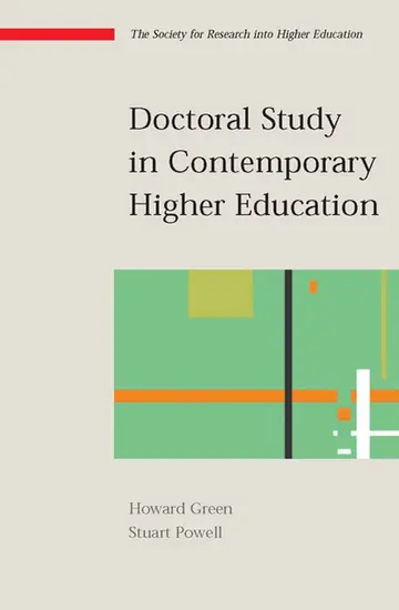 Cover of Doctoral Study in Contemporary Higher Education