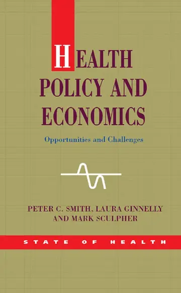 Cover of Health Policy and Economics