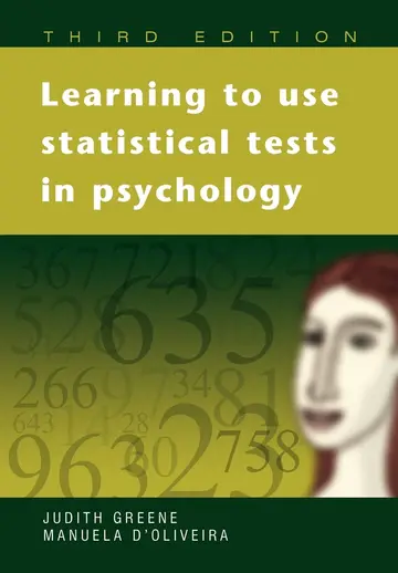Cover of Learning to Use Statistical Tests in Psychology