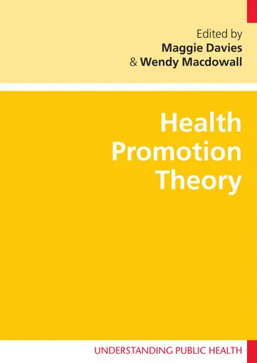 Cover of Health Promotion Theory