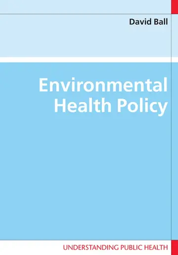 Cover of Environmental Health Policy