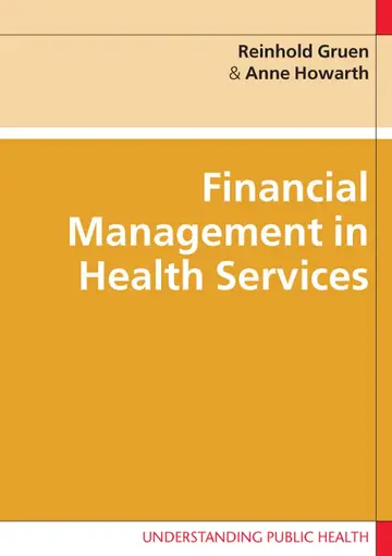Cover of Financial Management in Health Services