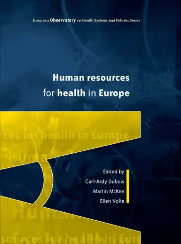 Cover of Human Resources for Health in Europe