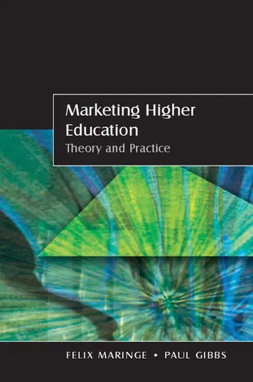 Cover of Marketing Higher Education