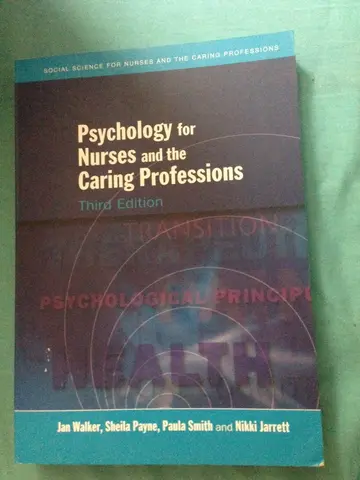 Cover of Psychology for Nurses and the Caring Professions