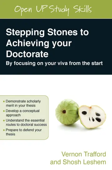 Cover of Stepping Stones to Achieving your Doctorate