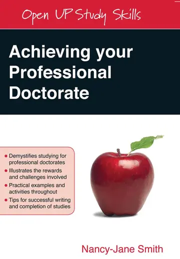 Cover of Achieving Your Professional Doctorate