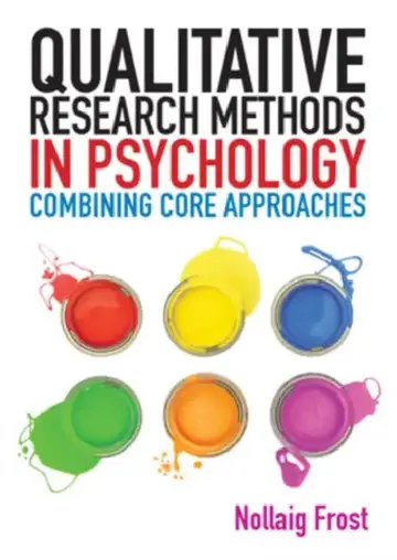 Cover of Qualitative Research Methods in Psychology