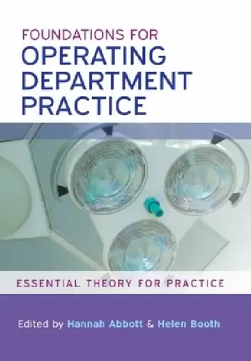 Cover of Foundations for Operating Department Practice