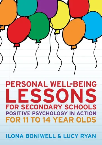 Cover of Personal Well-being Lessons for Secondary Schools