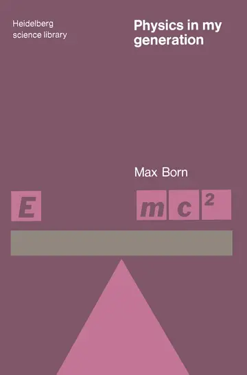 Cover of Physics in My Generation